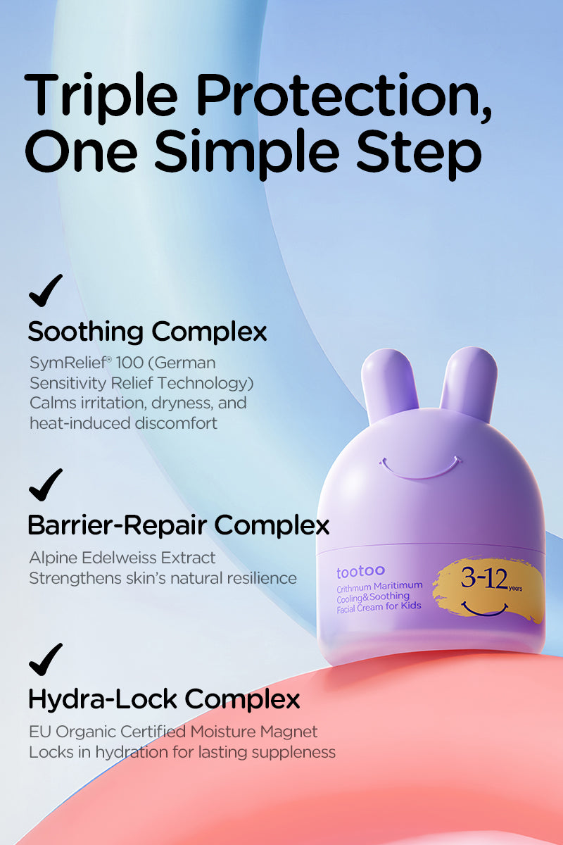 Kids Crithmum Maritimum Cooling & Soothing Facial Cream 3-12 years 45g