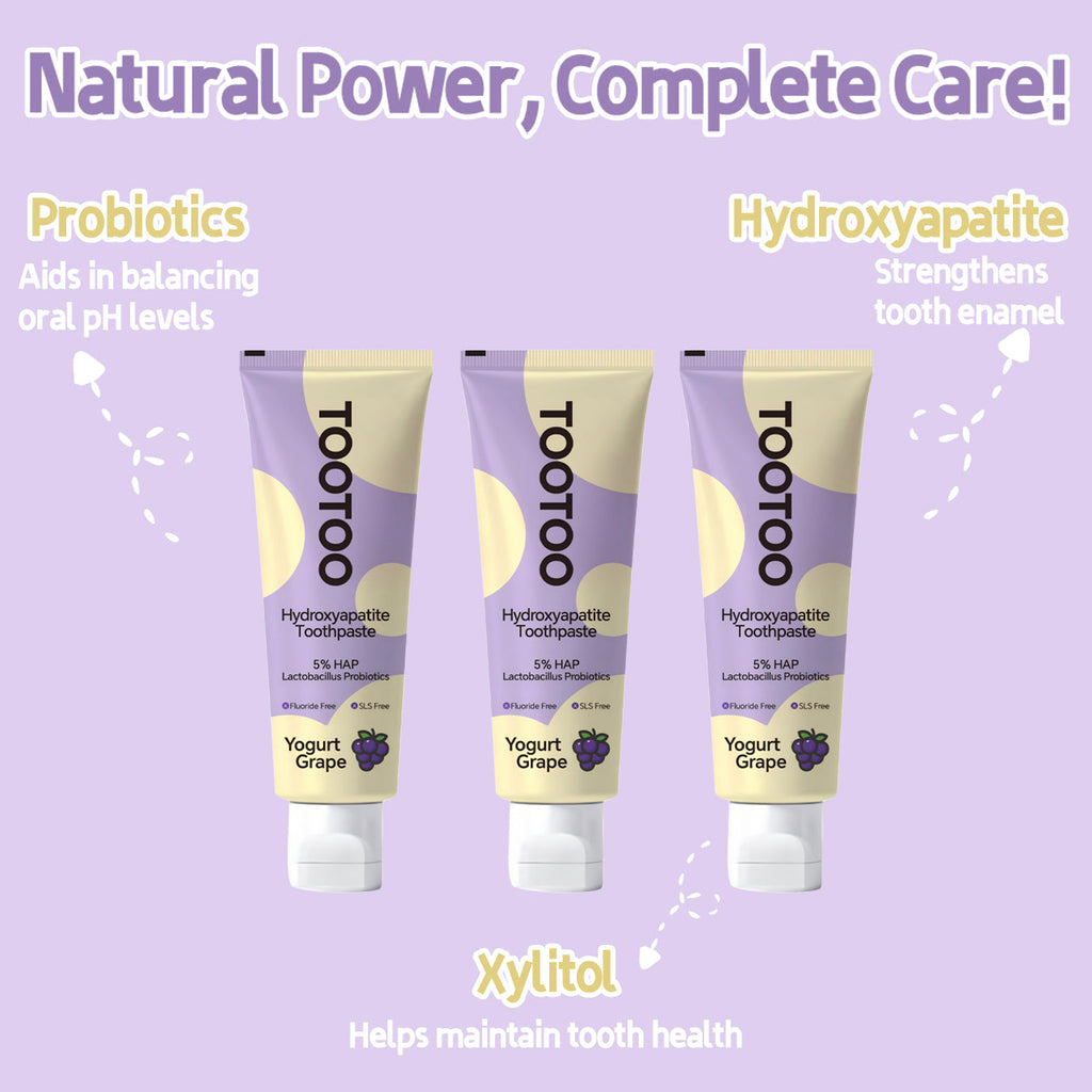 Kids Fluoride‑Free Toothpaste with Hydroxyapatite 120g